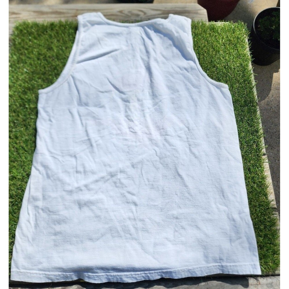 Delta Zeta AC/DZ 2018 Bid Day Tour  Sleeveless Tank Top T-shirt Size M White - Picture 7 of 8